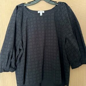 Nordstrom XL Eyelet Top